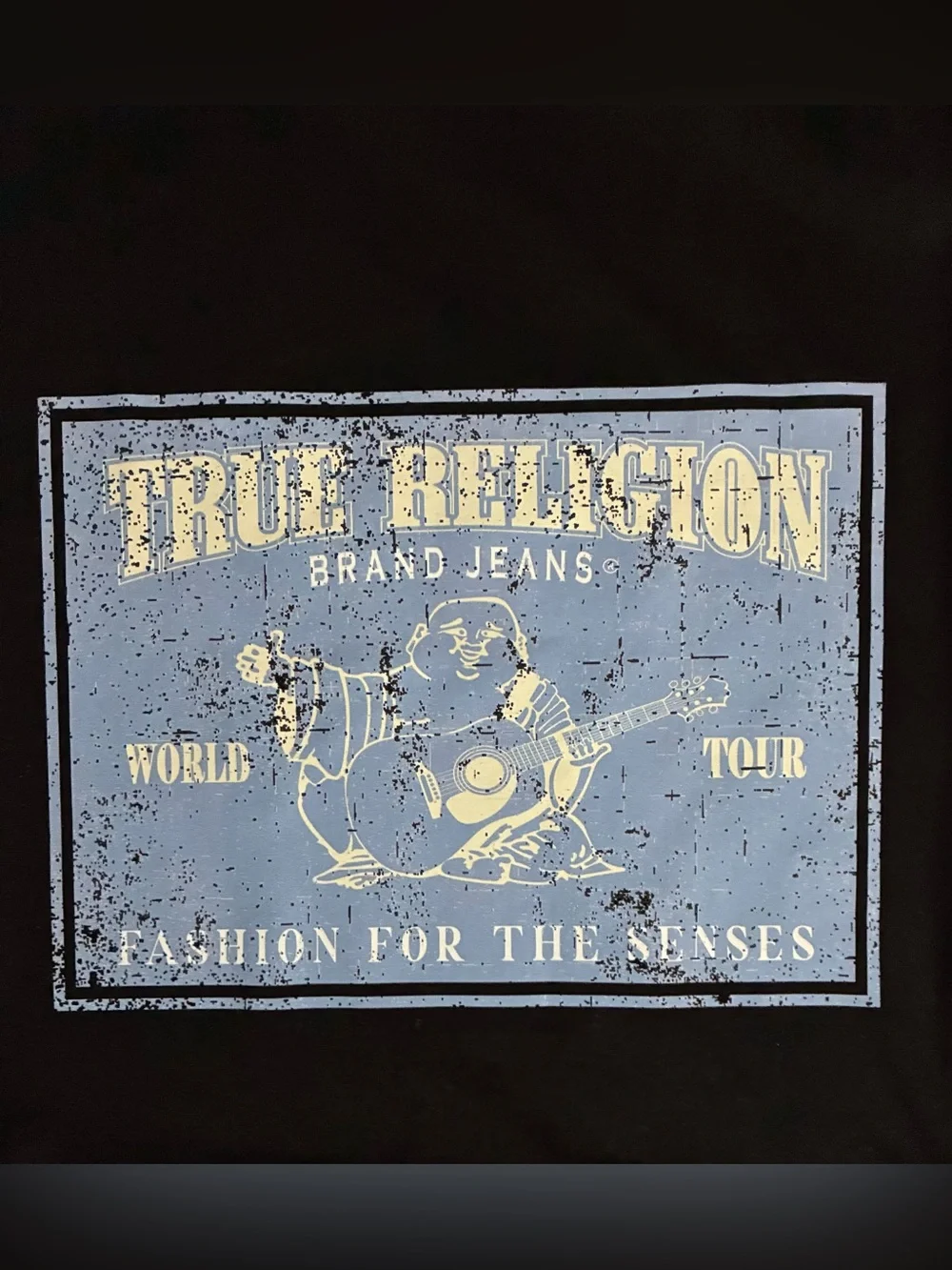New Men’s True Religion  Black Graphic T-shirt Size M